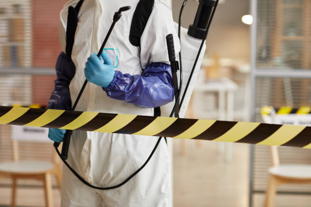 Professional Biohazard Cleanup technician working in Burchard, NE